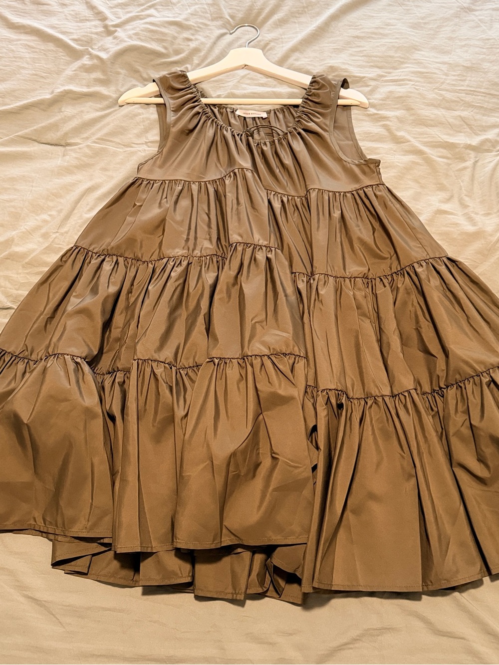 Cecilie Bahnsen Olive Tiered Aino Dress